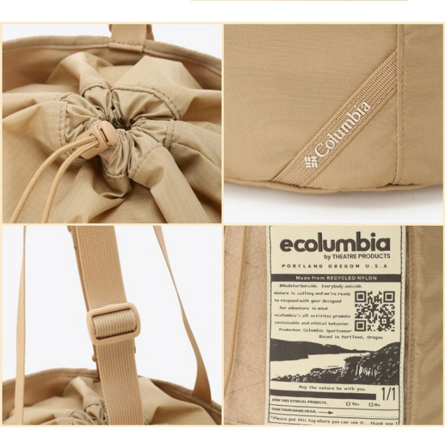 【正規取扱店】Columbia コロンビア PU8572 18L Bait Valley Tote ベイトバレートート THEATRE PRODUCTS ディレクション サステナブル はっ水 撥水 オムニシールド リサイクルナイロン ecolumbia デイリーユース キャンプ
