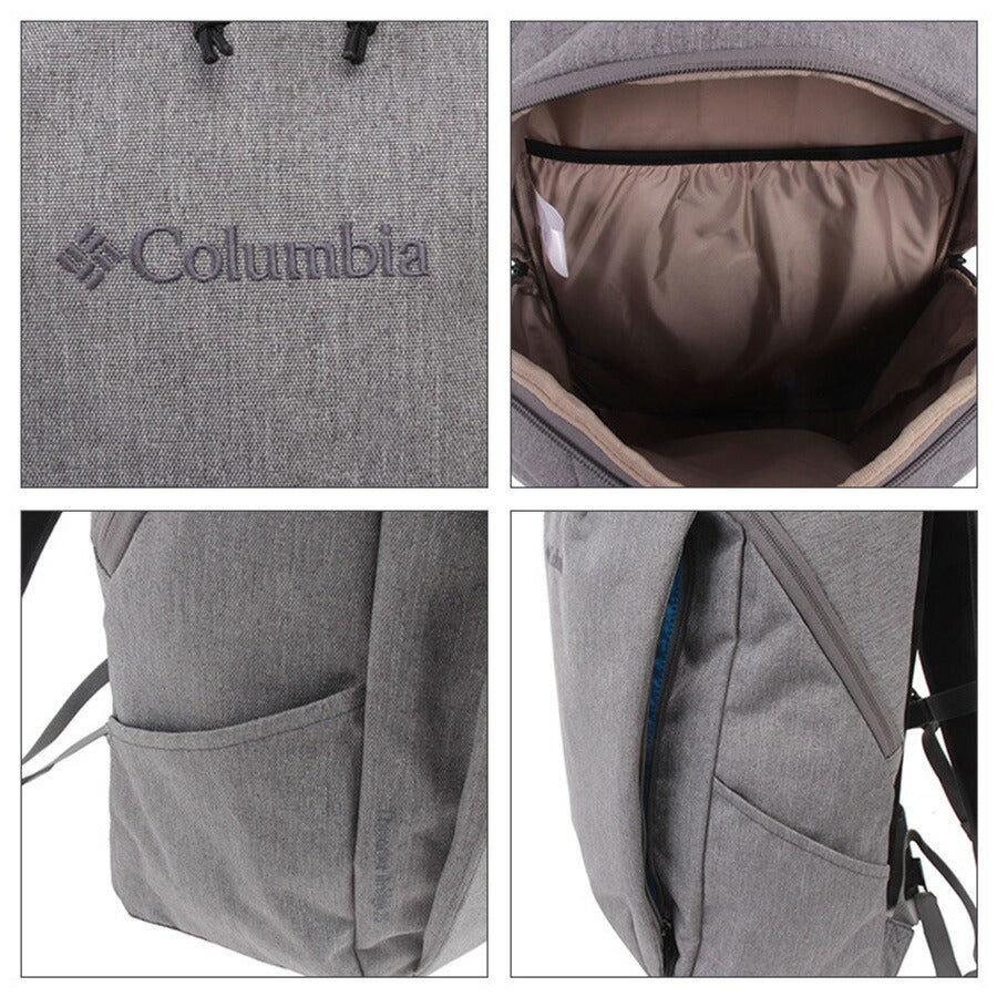 Columbia コロンビア PU8650 バックパック 25L オムニシールド THUNDER BRIDGE クロ グレー バッグ アウトドア フェス 音楽イベント 旅行 お出かけ 買い物 レディース メンズ 男女兼用 プレゼント 贈り物 ブランド