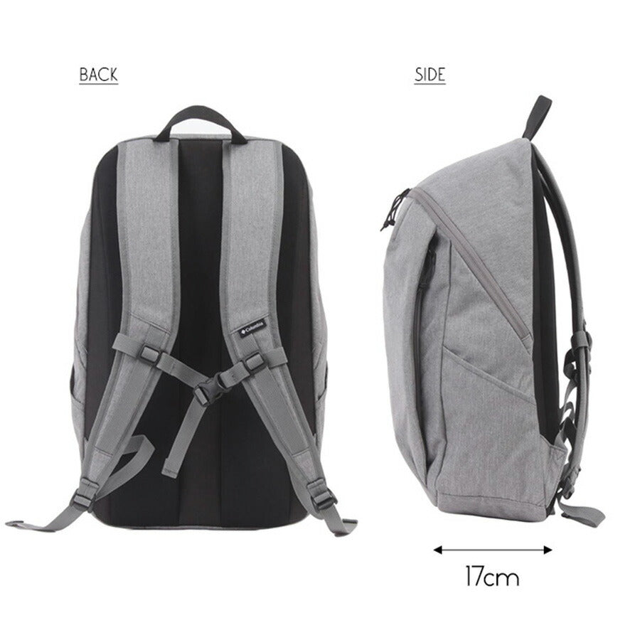 Columbia コロンビア PU8650 バックパック 25L オムニシールド THUNDER BRIDGE クロ グレー バッグ アウトドア フェス 音楽イベント 旅行 お出かけ 買い物 レディース メンズ 男女兼用 プレゼント 贈り物 ブランド