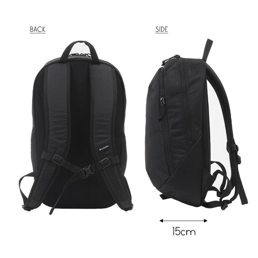 Columbia コロンビア PU8651 バックパック 17L オムニシールド THUNDER BRIDGE クロ グレー バッグ アウトドア フェス 音楽イベント 旅行 お出かけ 買い物 レディース メンズ 男女兼用 プレゼント 贈り物 ブランド