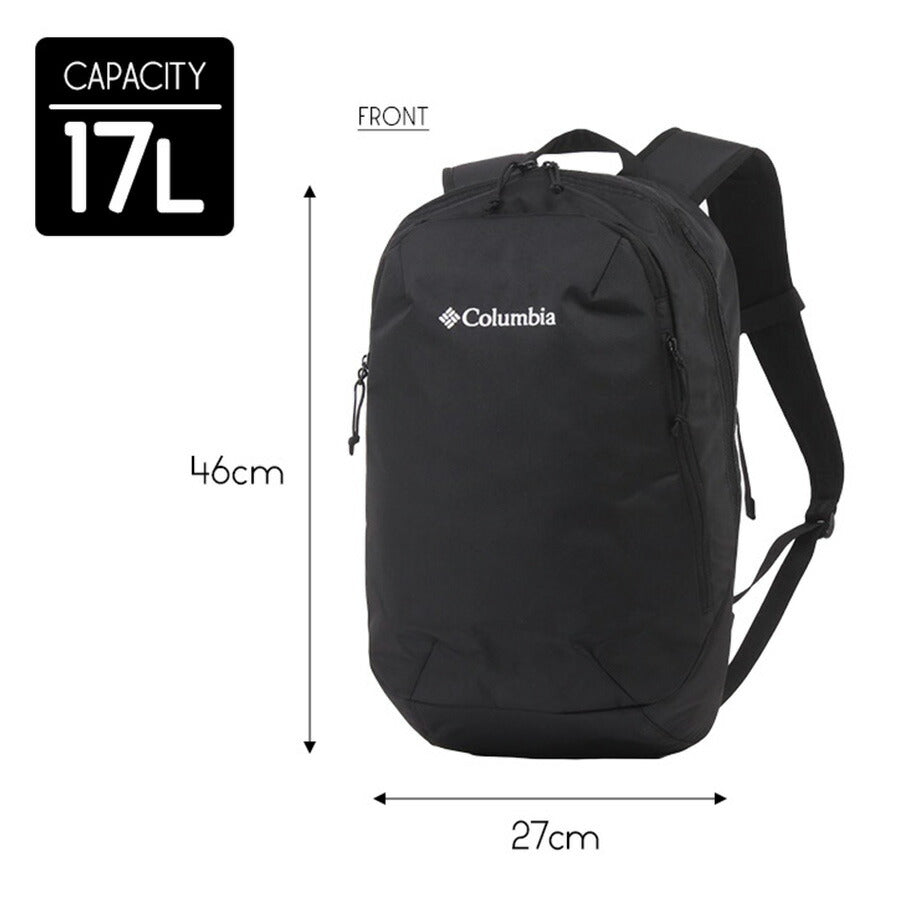 Columbia コロンビア PU8651 バックパック 17L オムニシールド THUNDER BRIDGE クロ グレー バッグ アウトドア フェス 音楽イベント 旅行 お出かけ 買い物 レディース メンズ 男女兼用 プレゼント 贈り物 ブランド
