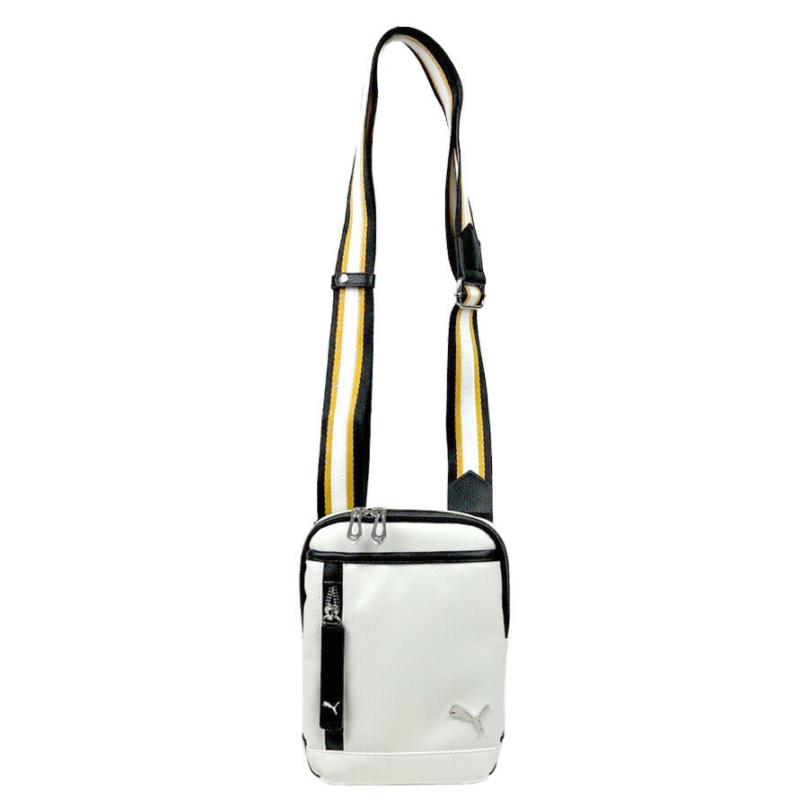 【PUMA】J20314 セッション ミニショルダーバッグ メンズ 斜め掛け かばん カバン 鞄 バッグ ショルダー シンプル プーマ ホワイト ブラック オレンジ 使いやすい かっこいい おしゃれ お出かけ 普段使い 日常 大人 父の日 敬老の日