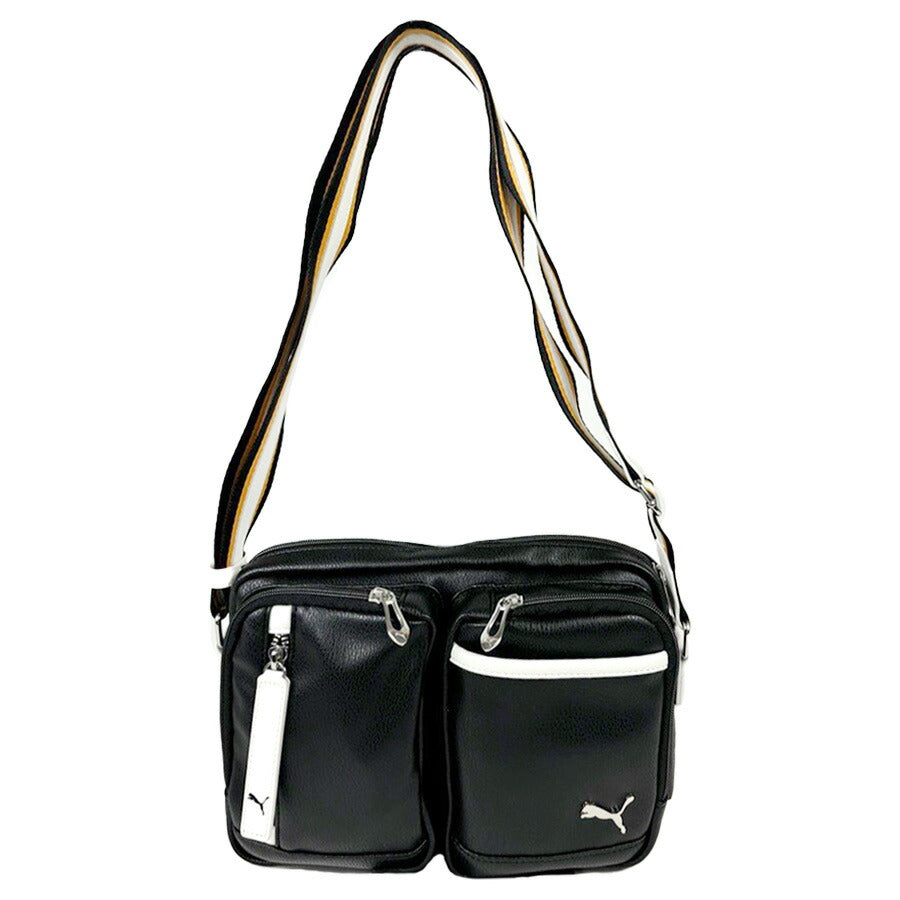 【PUMA】J20316 セッション 横型ショルダーバッグ メンズ 斜め掛け かばん カバン 鞄 バッグ ショルダー シンプル プーマ ホワイト ブラック オレンジ 使いやすい かっこいい おしゃれ お出かけ 普段使い 日常 大人 父の日 敬老の日