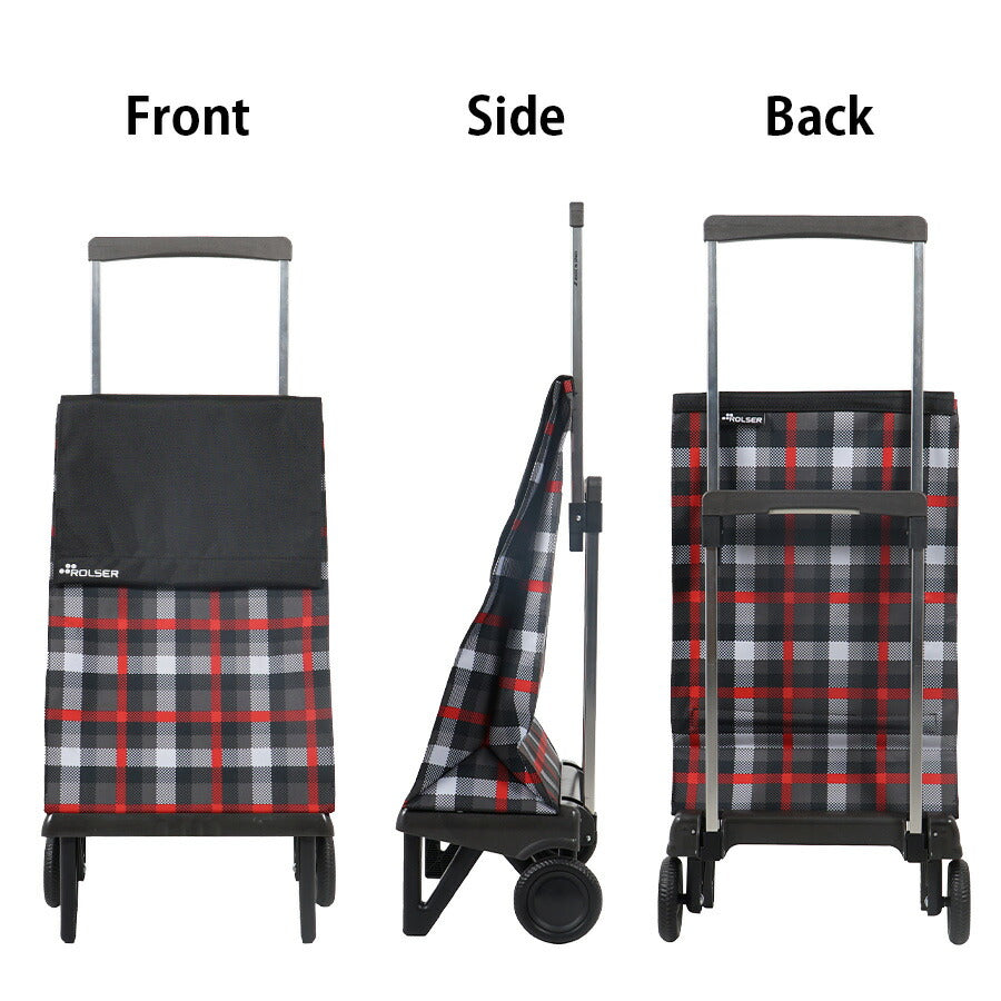 【ROLSER】 pregamatic お買い物キャリー 40L ショッピングカート シンプル 安定 ロルサー 使いやすい 大容量 軽量 レッド 敬老の日 母の日 ギフト プレゼント