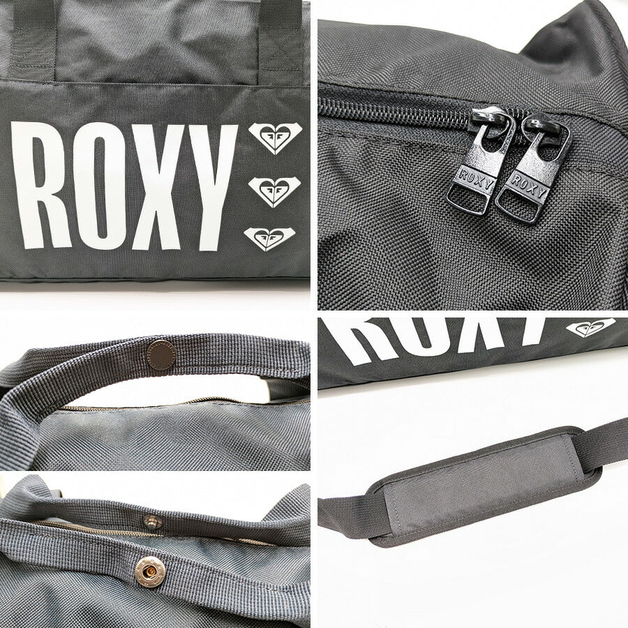 【ROXY】RBG234303 ボストン 35L かばん 鞄 カバン バッグ ロキシー ブラック ピンク 使いやすい 修学旅行 林間学校 旅行 部活 大容量 1泊〜2泊 おしゃれ かわいい スポーティー
