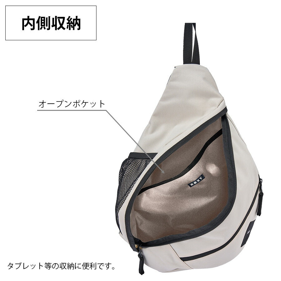 【ROXY】 rbg251314 ワンショルダー 肩掛け 斜め掛け ショルダーバッグ かばん バッグ カジュアル シンプル スポーティ レディース プレゼント ブラック