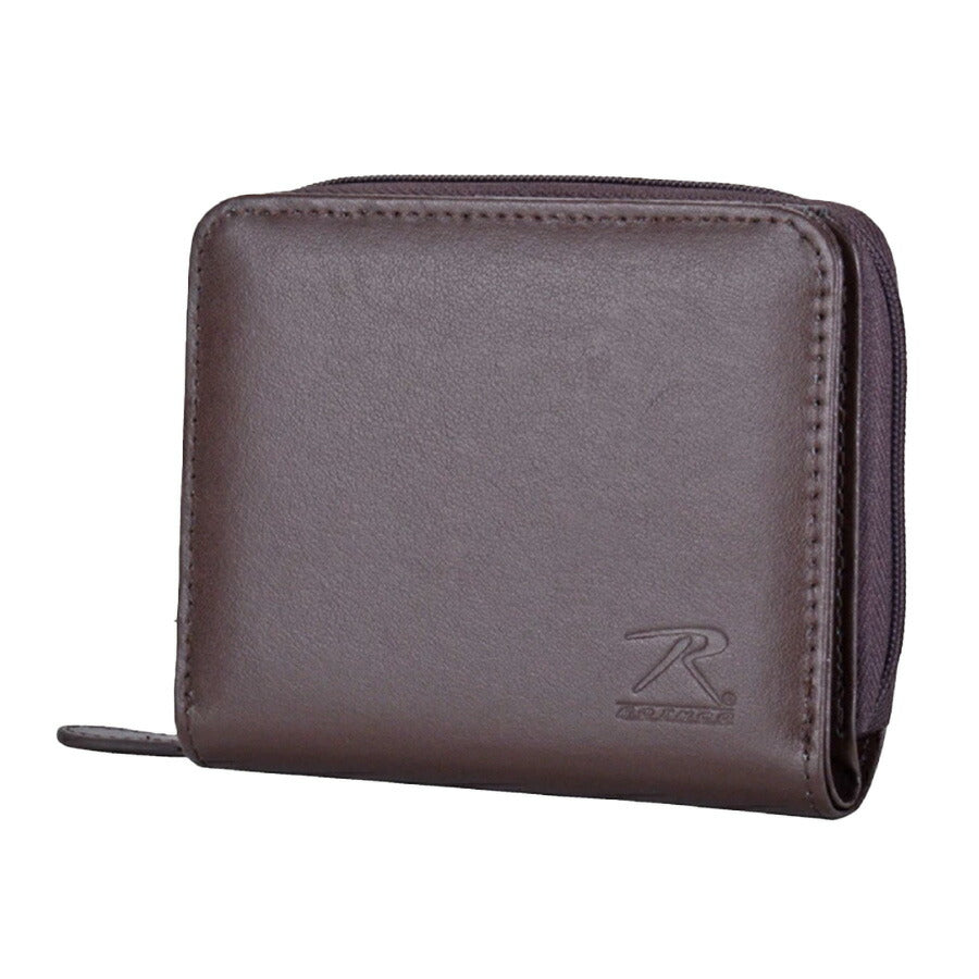 【ROTHCO】45065 二つ折りラウンド財布 折り財布 ウォレット さいふ サイフ ミリタリー シンプル ロスコ ブラック ブラウン キャメル 使いやすい かっこいい おしゃれ 普段使い 日常 メンズ 父の日 敬老の日 プレゼント ギフト