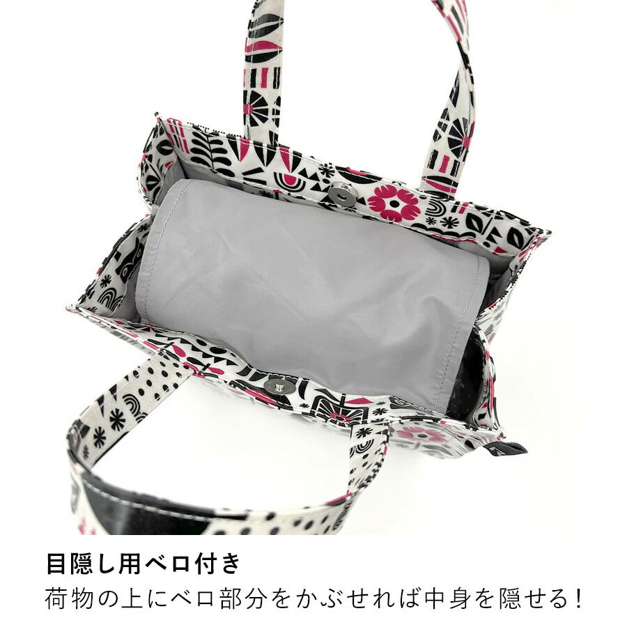 【ROOTOTE】 1307 EU.スクエア.クレールーD トートバッグ かわいい 小さめ 通勤 自立 レディース 軽量 おしゃれ シンプル カジュアル プレゼント シーズナル