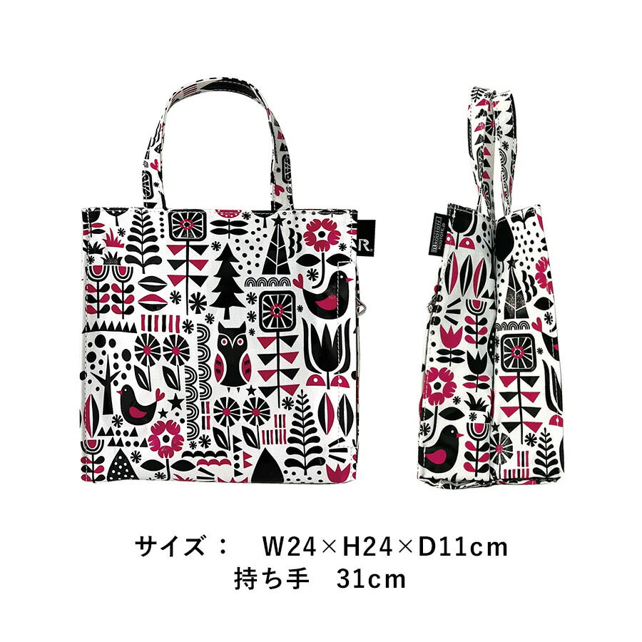 【ROOTOTE】 1307 EU.スクエア.クレールーD トートバッグ かわいい 小さめ 通勤 自立 レディース 軽量 おしゃれ シンプル カジュアル プレゼント シーズナル