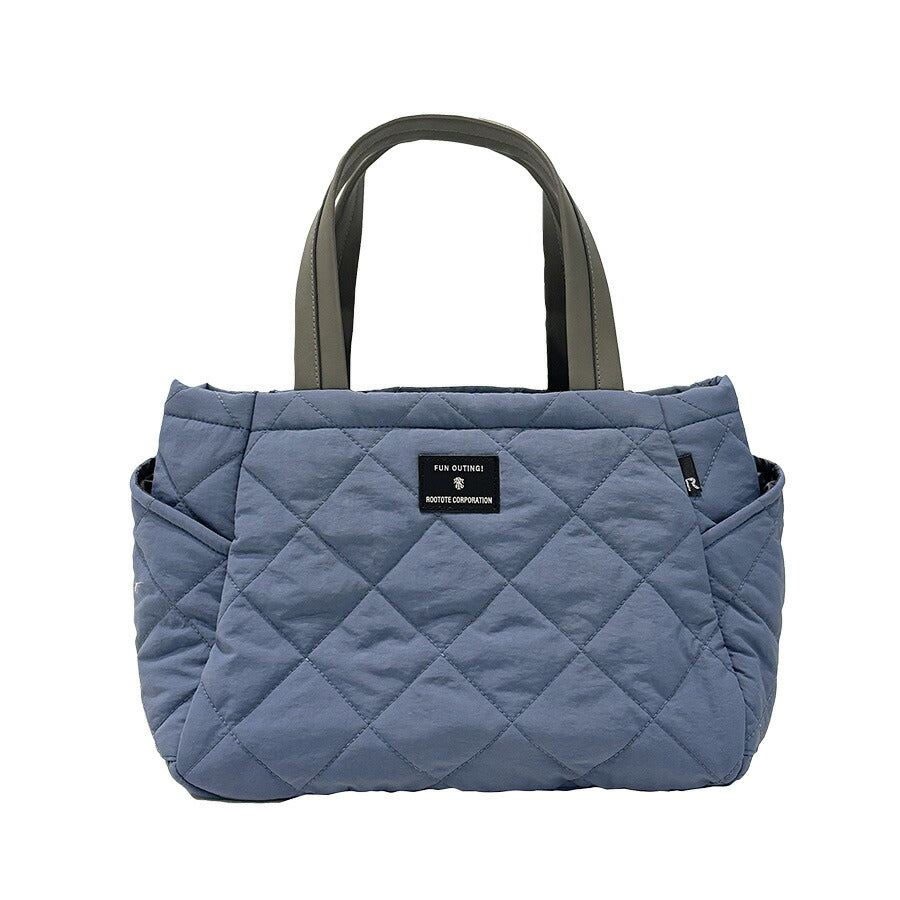 【ROOTOTE】 1332 LT.デリ.パルーティ.Quilt- C トートバッグ 通勤 仕事 軽量 手持ち 仕切り付き 撥水 レディース おしゃれ かわいい プレゼント ブラック