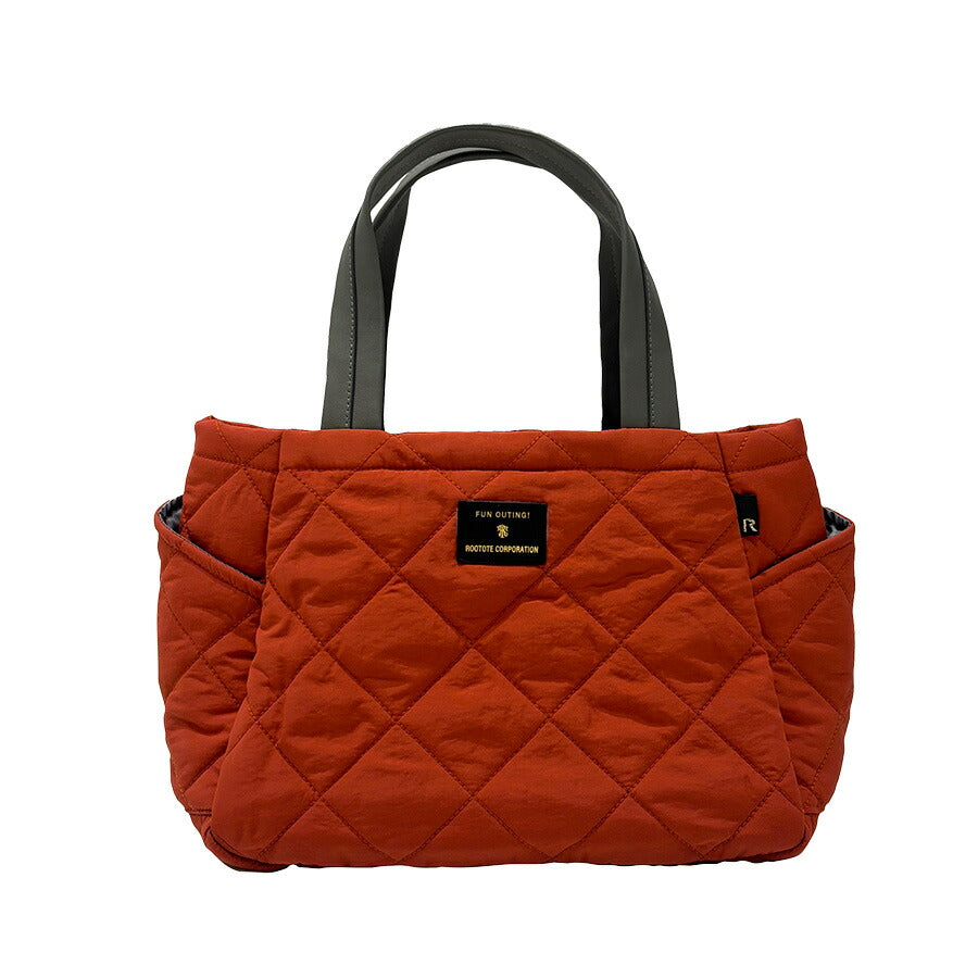 【ROOTOTE】 1332 LT.デリ.パルーティ.Quilt- C トートバッグ 通勤 仕事 軽量 手持ち 仕切り付き 撥水 レディース おしゃれ かわいい プレゼント ブラック