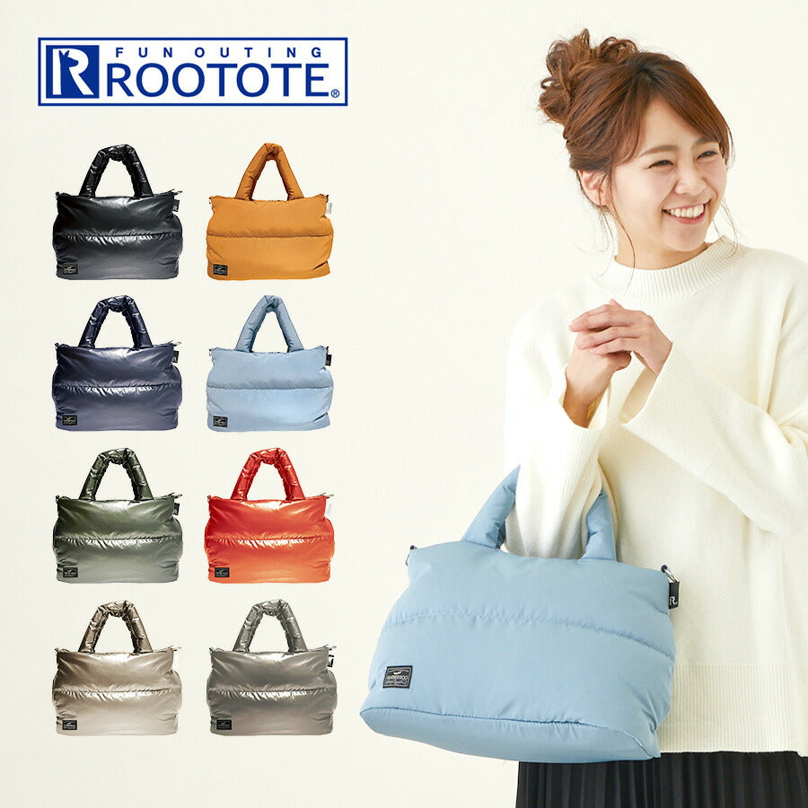 【ROOTOTE】 1470 LT.フェザールーデリ.カラーB トートバッグ 手持ち 軽量 シンプル レディース おしゃれ かわいい お出かけ プレゼント ギフト ブラック