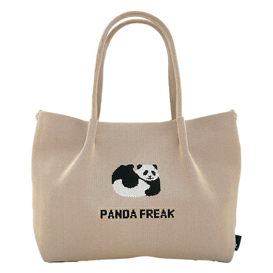 【ROOTOTE】 2486 CJ.デリ.ルフル Fuji-A Panda-A トートバッグ 軽量 使いやすい シンプル レディース ギフト ベージュ