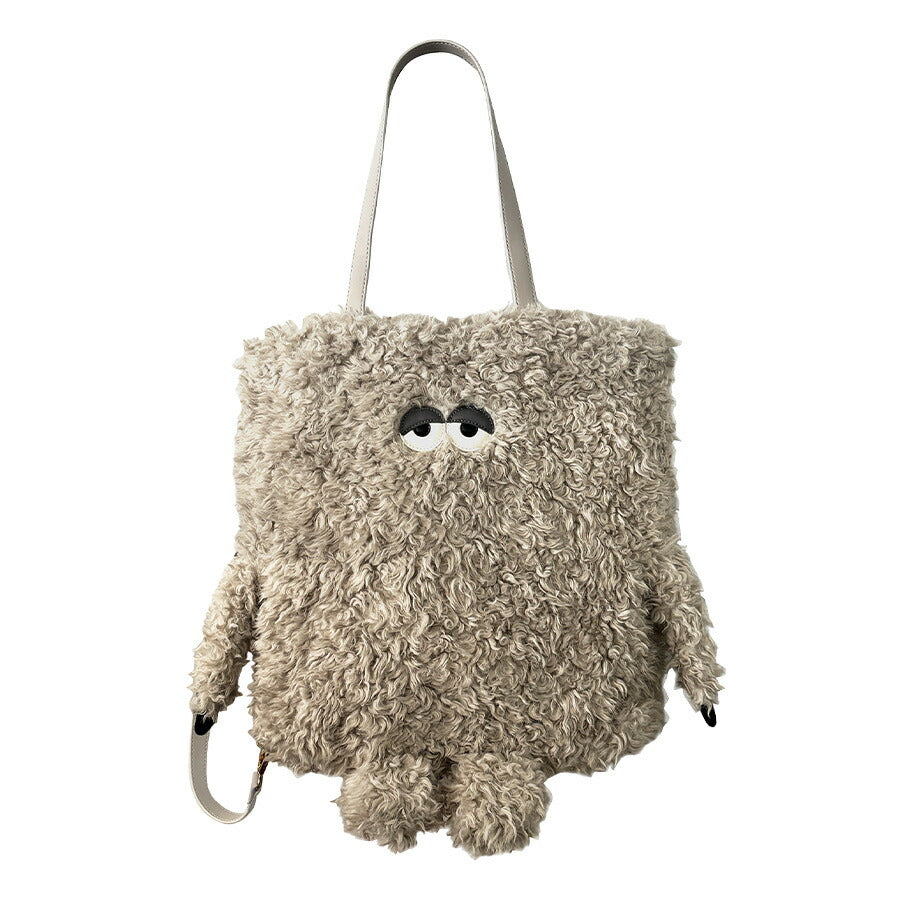 【ROOTOTE】3617 EU.TALL.2way.クリプデット-E 手持ち トートバッグ かばん バッグ 普段使い 使いやすい かわいい キャラクター レディース ギフト ブラウン