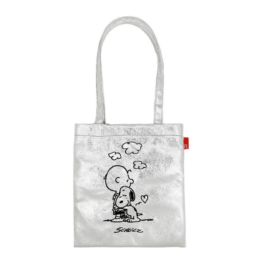 【クリックポスト/時間指定不可】【ROOTOTE】8446 IP.BR.メタリック.Peanuts-0Q トートバッグ スヌーピー かわいい 普段使い レディース ギフト ブラック