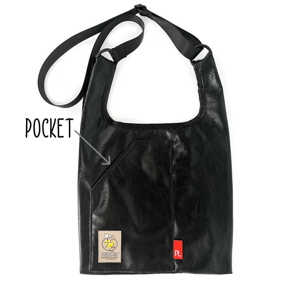 【クリックポスト/時間指定不可】【ROOTOTE】8447 IP.BS.メタリック.Peanuts-0Q トートバッグ スヌーピー かわいい 普段使い レディース ギフト ブラック