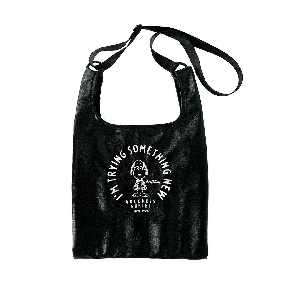 【クリックポスト/時間指定不可】【ROOTOTE】8447 IP.BS.メタリック.Peanuts-0Q トートバッグ スヌーピー かわいい 普段使い レディース ギフト ブラック