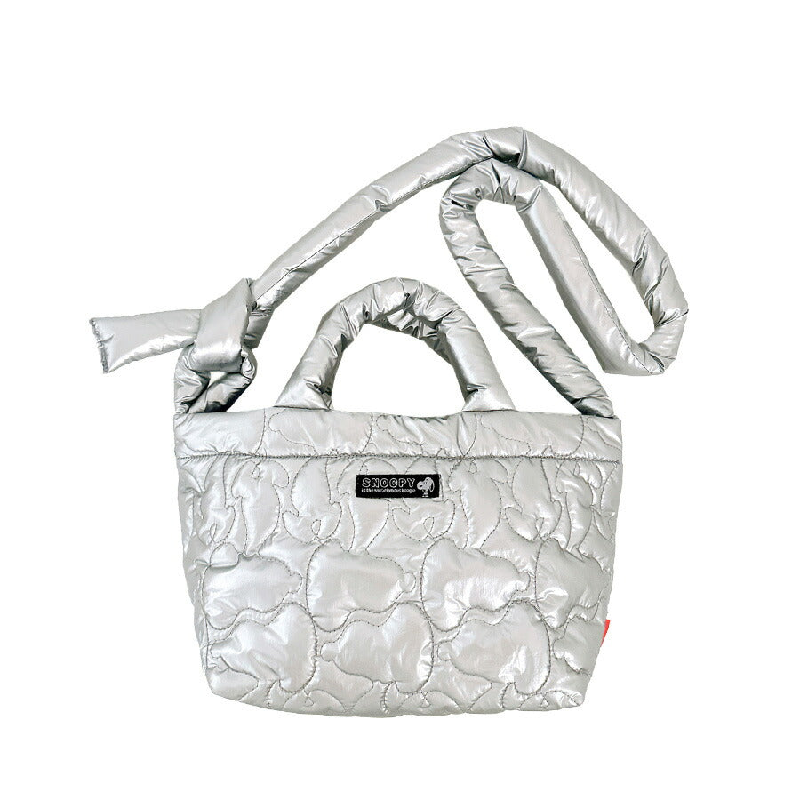 【ROOTOTE】8451 IP.デリ.quilt.Peanuts-0N トートバッグ 斜め掛け 手持ち スヌーピー かわいい 普段使い 使いやすい レディース ギフト ブラック
