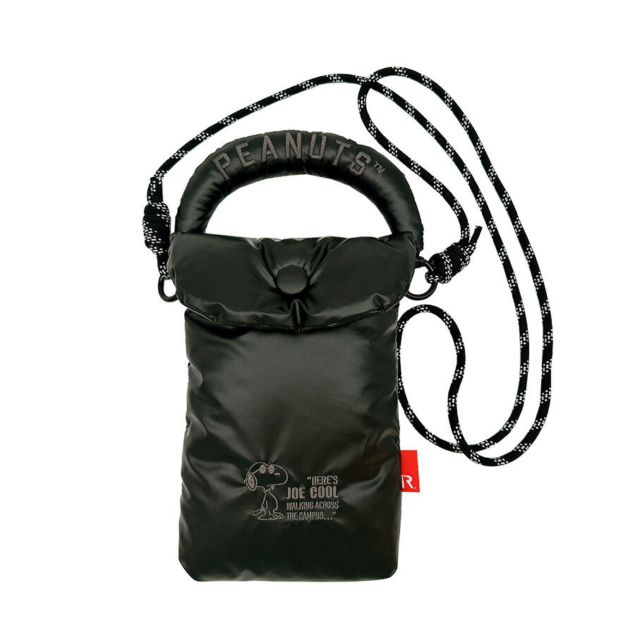 【クリックポスト/時間指定不可】【ROOTOTE】8452 IP.BR.Padded.Peanuts-0S 斜め掛け ショルダー スヌーピー かわいい 普段使い レディース ギフト ブラック