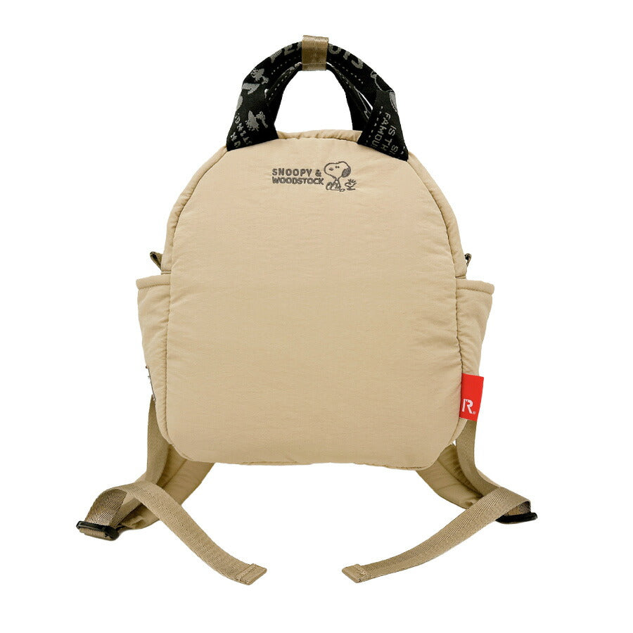 【ROOTOTE】8453 IP.BR.CeoPadded.Peanuts-0S リュック スヌーピー かわいい 普段使い レディース ギフト ブラック