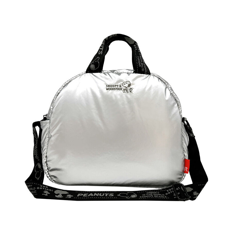 【ROOTOTE】8454 IP.BR.MedPadded.Peanuts-0S 斜め掛け ボストン ショルダー スヌーピー かわいい 普段使い 使いやすい レディース ギフト プレゼント ブラック
