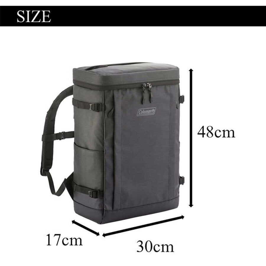 Coleman コールマン SHIELD30 シールド30 リュック バックパック 30L スクエア メンズ レディース シンプル カジュアル アウトドア 通学 学生 社会人 旅行 部活 合宿 習い事 ジム おしゃれ 人気 送料無料 バッグ 鞄