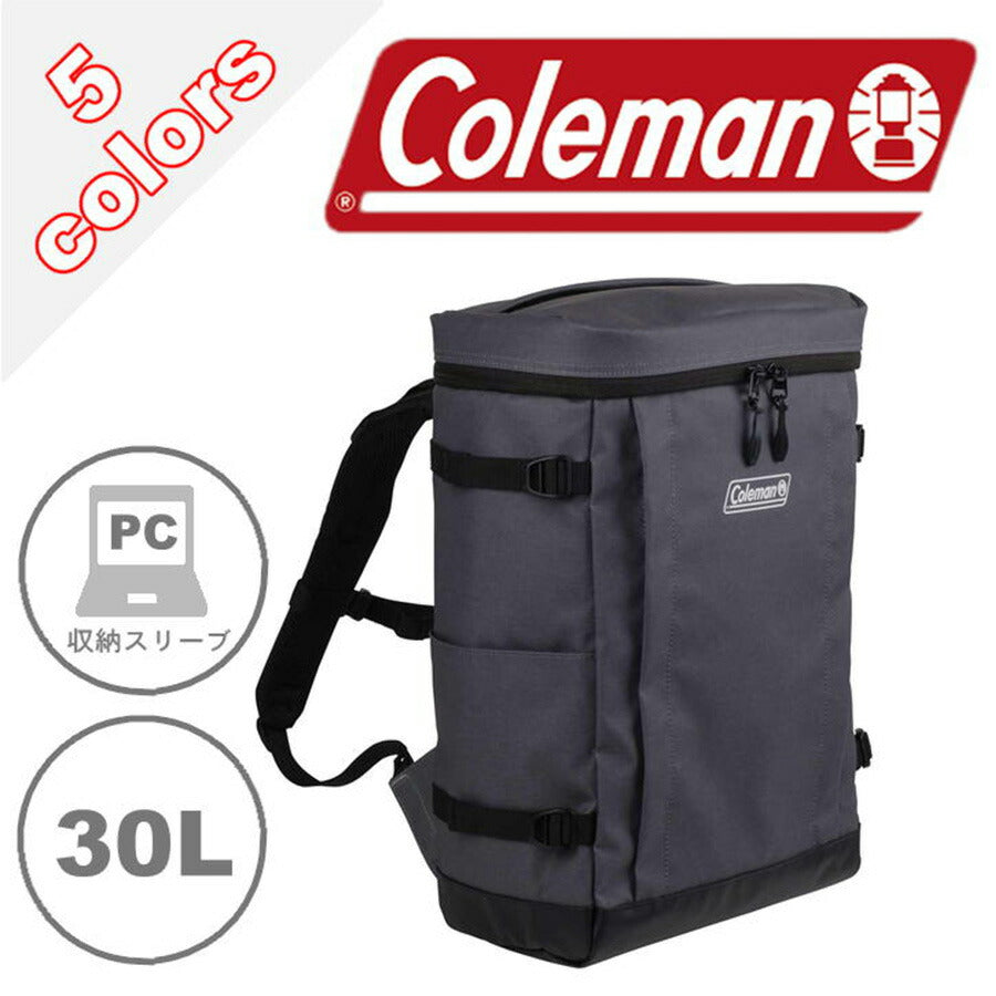 Coleman コールマン SHIELD30 シールド30 リュック バックパック 30L スクエア メンズ レディース シンプル カジュアル アウトドア 通学 学生 社会人 旅行 部活 合宿 習い事 ジム おしゃれ 人気 送料無料 バッグ 鞄