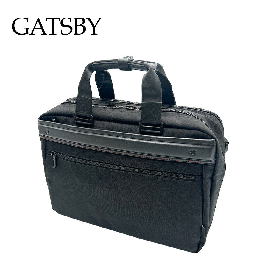 【当店オリジナルエコバッグプレゼント中!】【GATSBY】103-11034 ダブルルームビジネスバッグ かばん カバン 鞄 バッグ 手持ち ショルダー 2WAY 日常 普段使い 使いやすい 便利 多機能 シンプル ギャッツビー ブラック おしゃれ ユニセックス 通勤 会社 営業