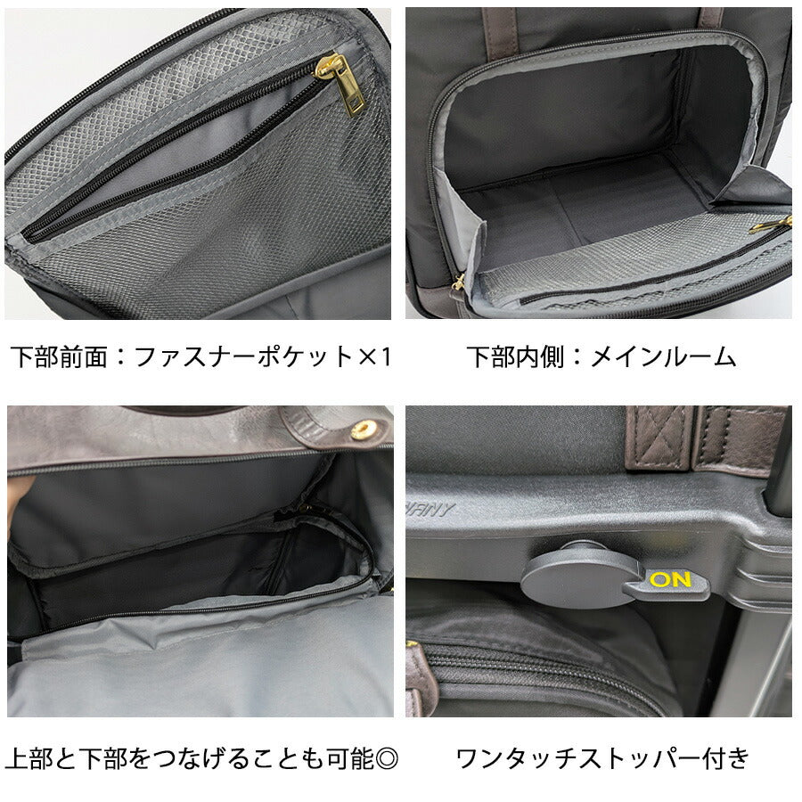 【SWANY】 d651l21 フォリロ ショッピングキャリー お買い物キャリー キャリー 使いやすい 便利 おしゃれ レディース プレゼント ギフト 母の日 敬老の日 軽量 デザイン ベージュ ポリエステル W34×H55×D22cm 23L シンプル 普段使い