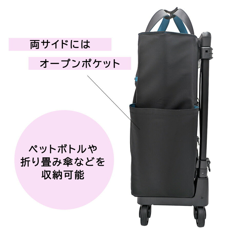SWANY d685l21 GUI ショッピングキャリー L21 お買い物キャリー 22L ストッパー付き 機内持ち込み可能 レディース プレゼント ギフト母の日 敬老の日 ブラック