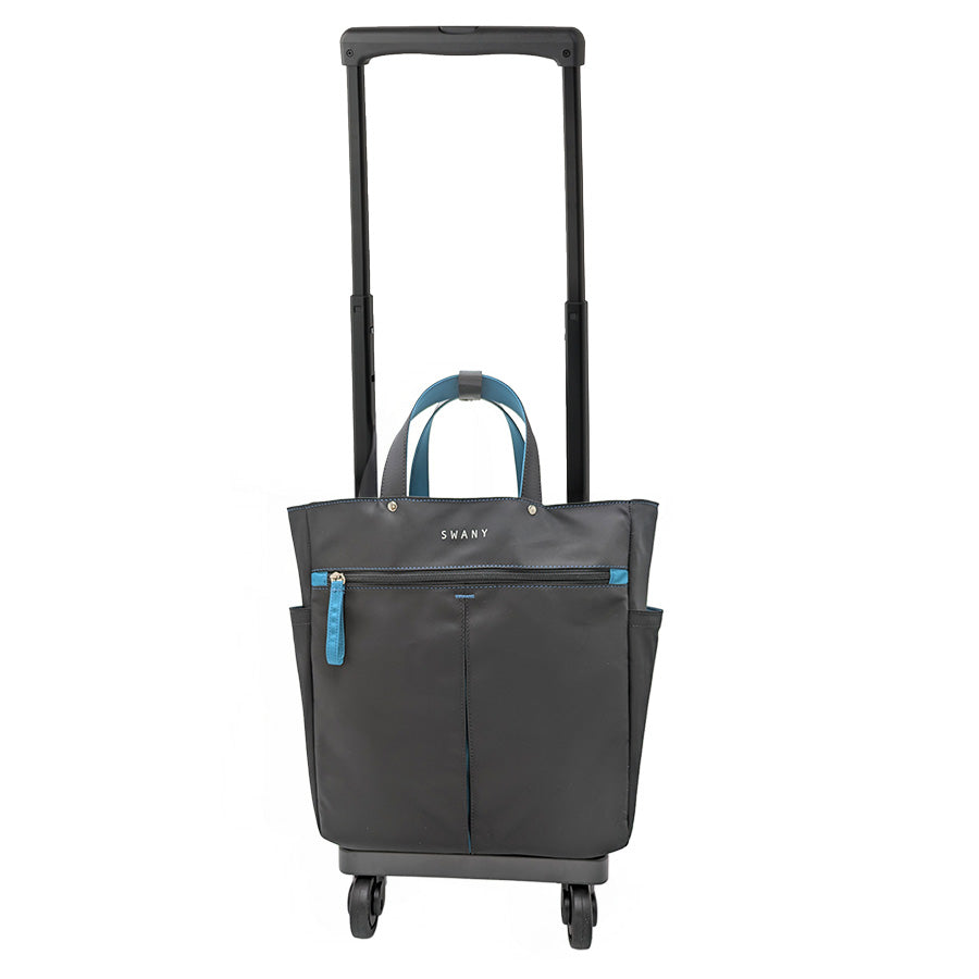 SWANY d685m18 GUI ショッピングキャリー M18 お買い物キャリー 14L ストッパー付き 機内持ち込み可能 レディース プレゼント ギフト母の日 敬老の日 ブラック
