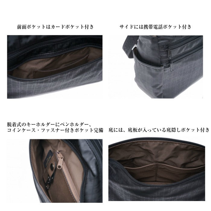 【クリックポスト】ヤマト屋 RaviRavi(ラビラビ) KIKI2 角ポシェット T271 ショルダーバッグ 斜め掛け 鞄 カバン レディース 女性 超軽量 洗濯可能 おしゃれ 人気 送料無料 母の日《代引き不可》