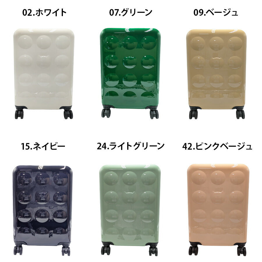 【tsumori chisato CARRY】 4260 ネコドットキャリー 32L 1〜3泊 スーツケース 機内持ち込み TSAロック レディース プレゼント ギフト 母の日 敬老の日 ブラック