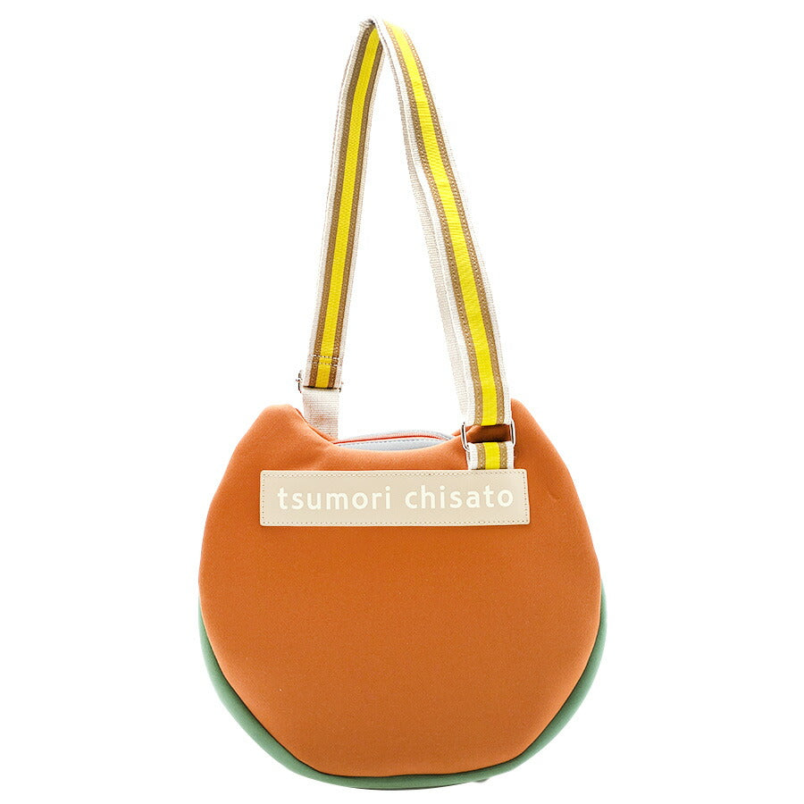 【tsumori chisato CARRY】 50795 ネコかおウレタン ショルダーバッグ 斜め掛け バイカラー かばん かわいい おしゃれ レディース 母の日 ギフト ブラック