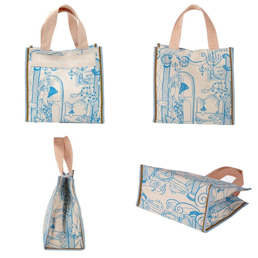 【クリックポスト/時間指定不可】【tsumori chisato CARRY】 50805 マーメイドルーム トートバッグM 手持ち 日本製 かばん レディース 母の日 ギフト ブラック