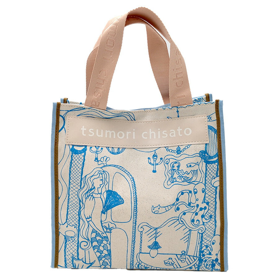 【クリックポスト/時間指定不可】【tsumori chisato CARRY】 50805 マーメイドルーム トートバッグM 手持ち 日本製 かばん レディース 母の日 ギフト ブラック