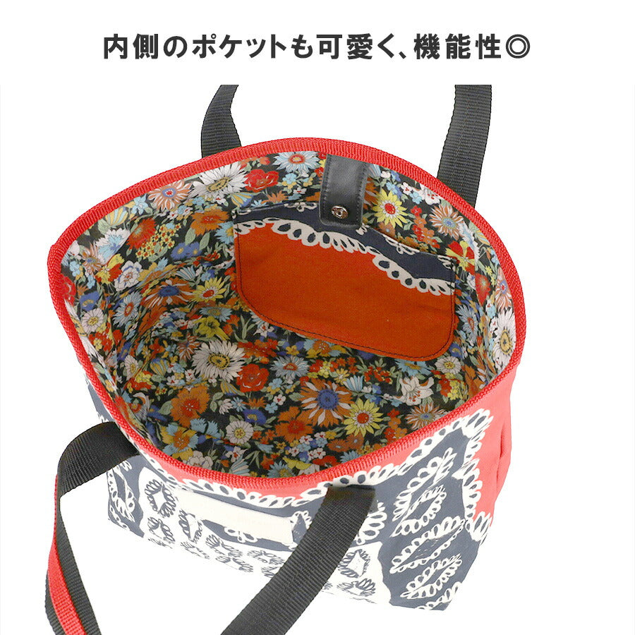 【レターパック配送/時間指定不可】【tsumori chisato CARRY】 50855 ダイヤモンドフラワートートバッグM 手持ち 日本製 レディース 母の日 ギフト ブラック