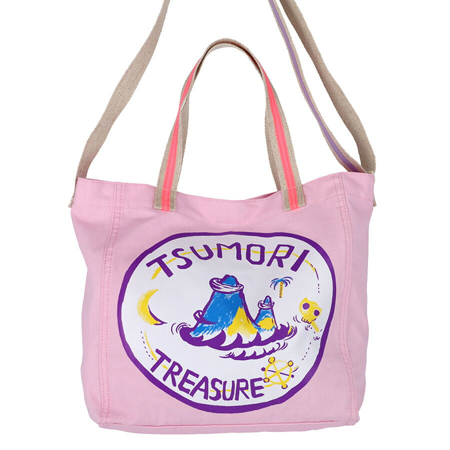 【tsumori chisato CARRY】 50871 トートバッグ 手持ち 斜め掛け かばん 普段使い 使いやすい かわいい おしゃれ レディース 母の日 敬老の日 ギフト ブラック