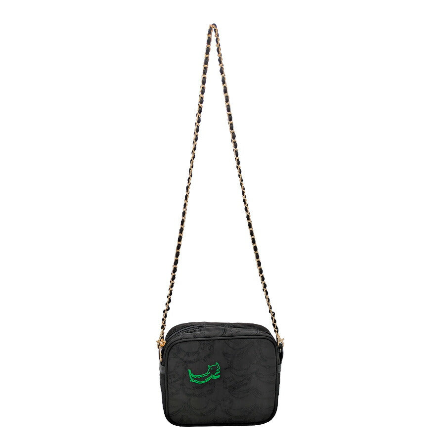 【tsumori chisato CARRY】50885 ナミネコシシュウ ショルダーバッグ 斜め掛け かばん 使いやすい 普段使い レディース ギフト プレゼント ブラック 母の日
