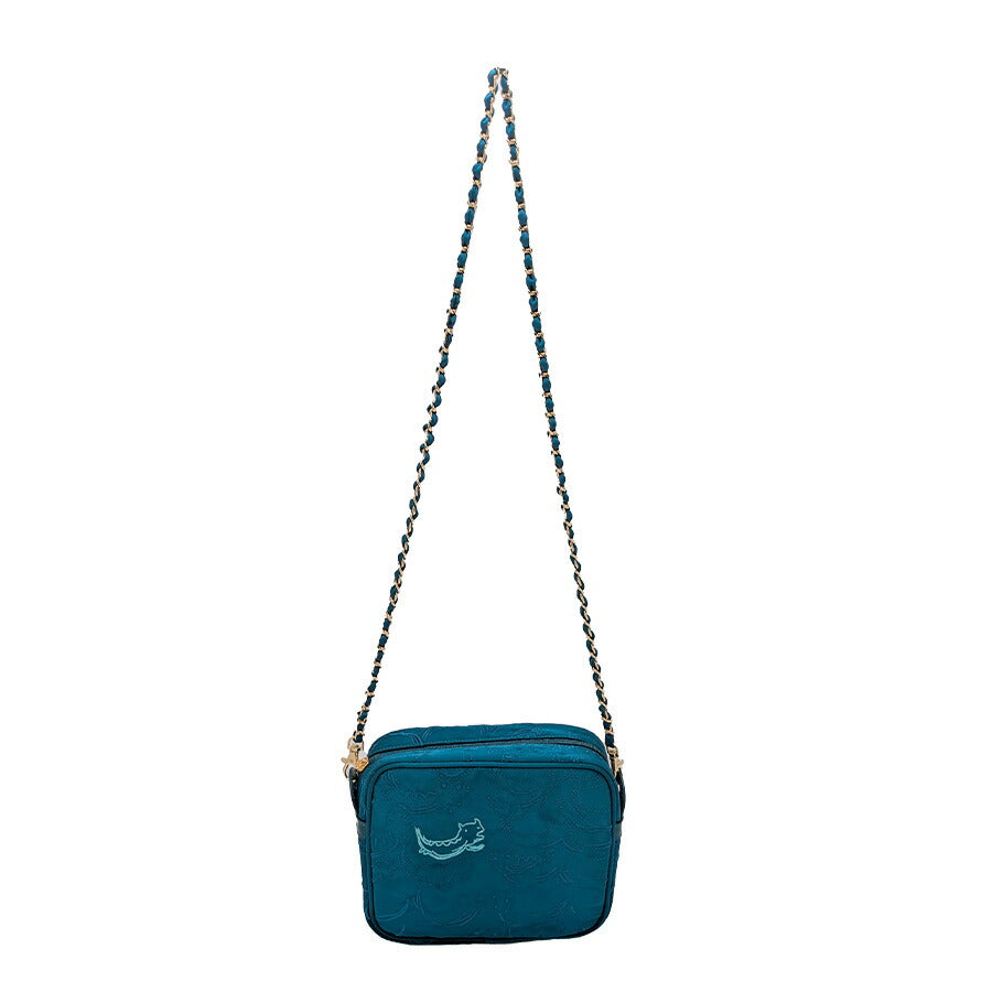 【tsumori chisato CARRY】50885 ナミネコシシュウ ショルダーバッグ 斜め掛け かばん 使いやすい 普段使い レディース ギフト プレゼント ブラック 母の日