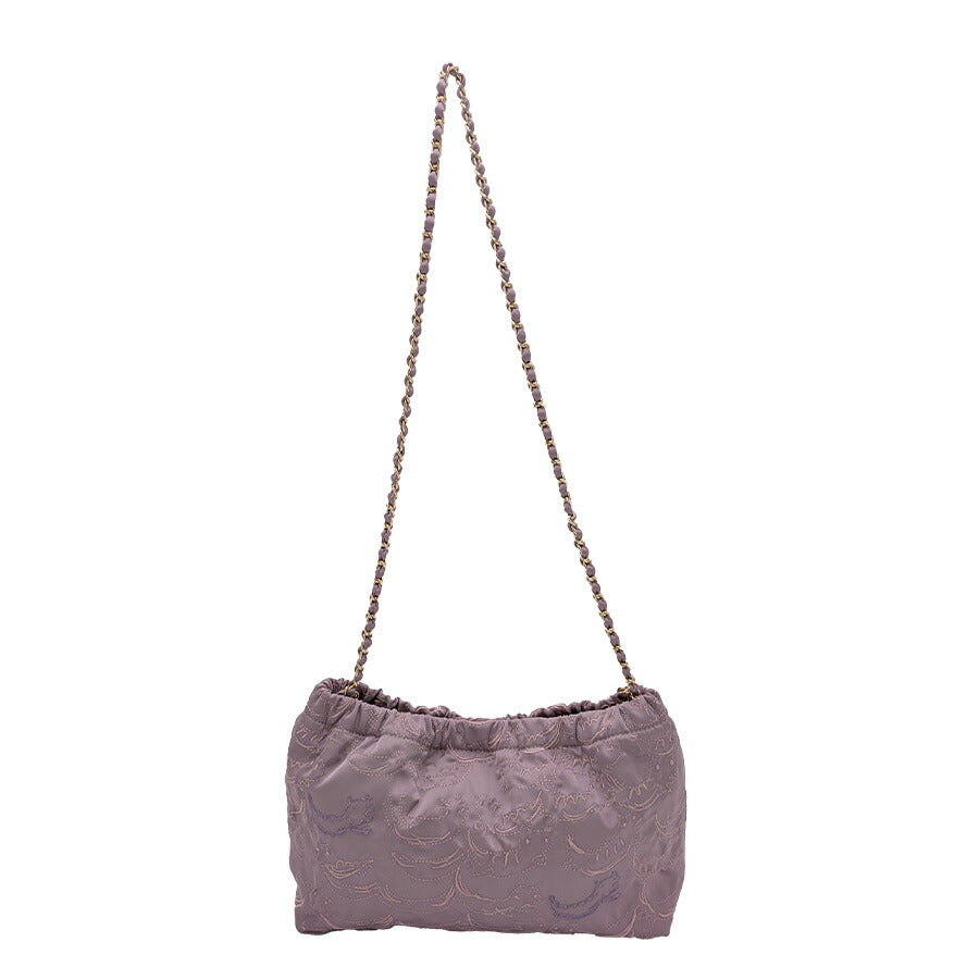 【tsumori chisato CARRY】50886 ナミネコシシュウ ショルダーバッグ 斜め掛け かばん 使いやすい 普段使い レディース ギフト プレゼント ブラック 母の日