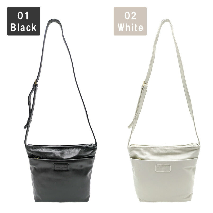 【レターパック配送/時間指定不可】【tsumori chisato CARRY】 53440 ライトラム ショルダーバッグ 斜め掛け 羊革 かばん レディース 母の日 ギフト ブラック