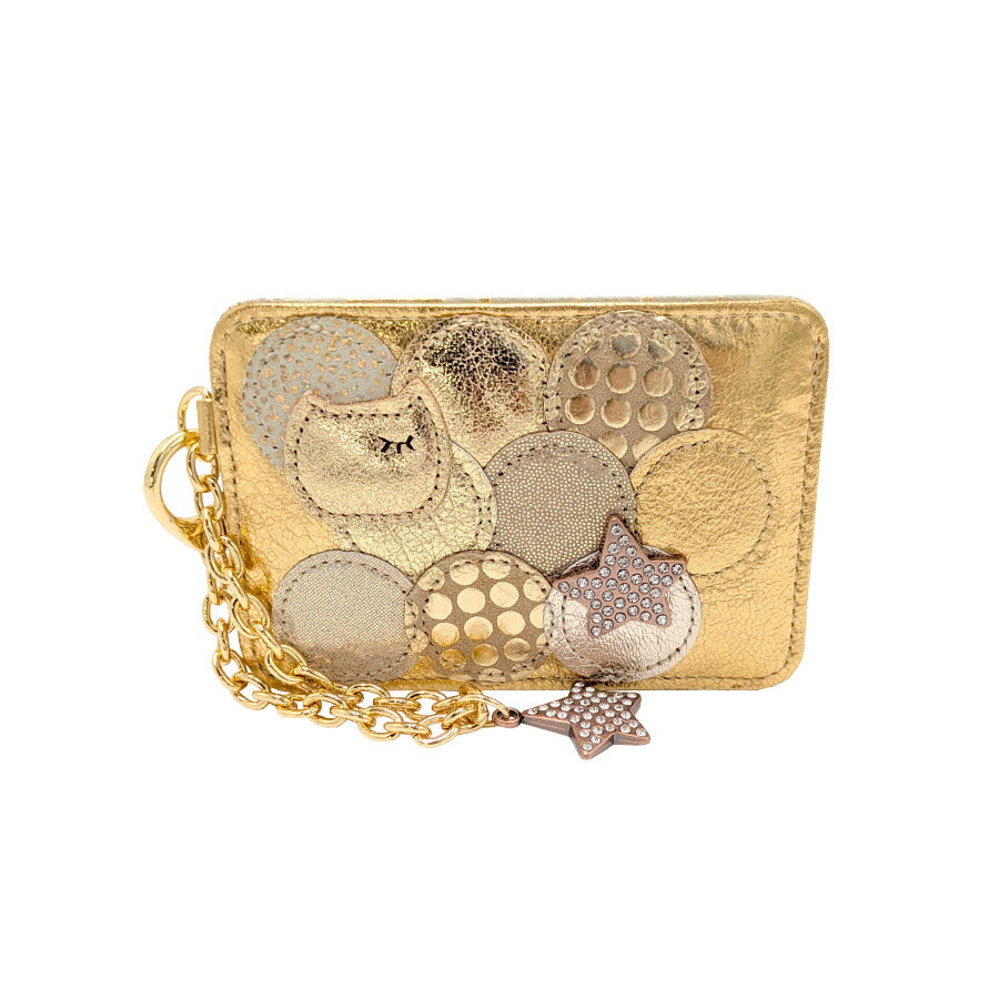 【tsumori chisato CARRY】57006 シンマルチドット パスケース カードケース 定期入れ 日本製 普段使い レディース ギフト プレゼント ブラック 母の日