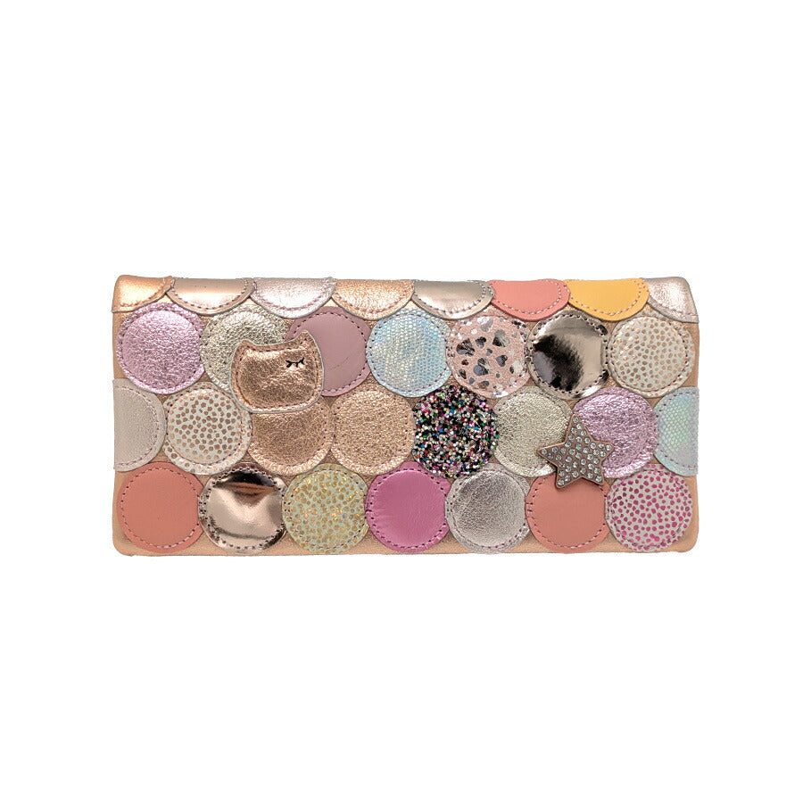【tsumori chisato CARRY】57092 シンマルチドット 長財布 財布 さいふ サイフ ウォレット 日本製 普段使い レディース ギフト プレゼント ブラック 母の日