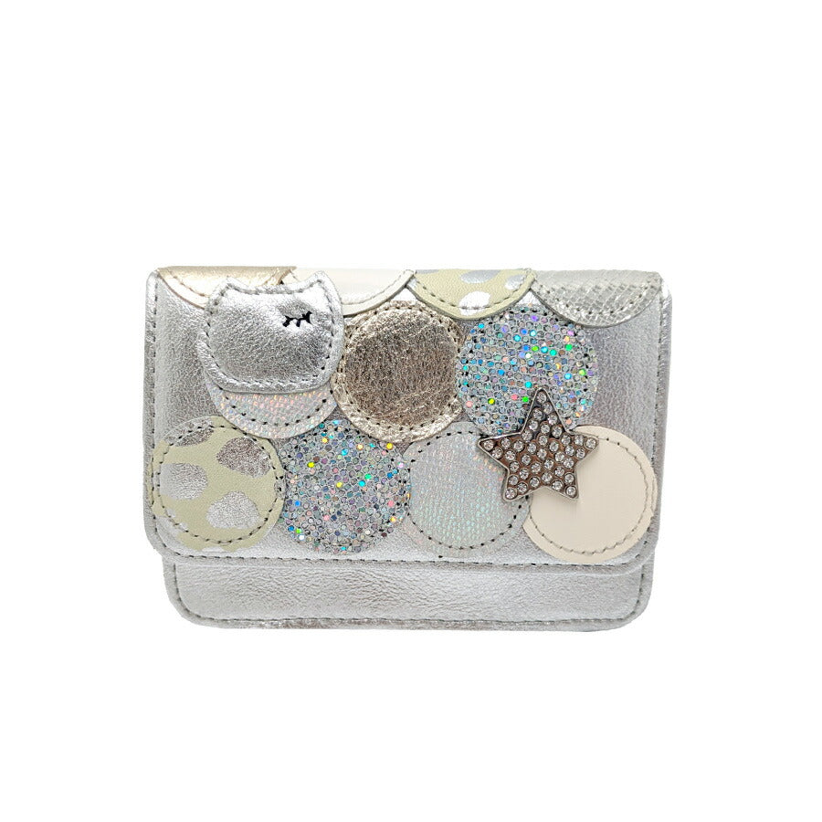 【tsumori chisato CARRY】57096 シンマルチドット パスケース カードケース 定期入れ 日本製 普段使い レディース ギフト プレゼント ブラック 母の日