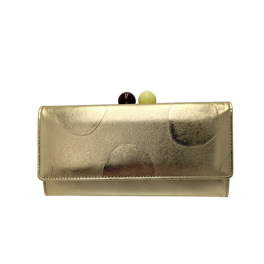 tsumorichisatoCARRY 57304 ズームドット がま口長財布 がま口財布 ウォレット 大容量 普段使い レディース プレゼント ギフト 母の日 日本製 一粒万倍 ブラック