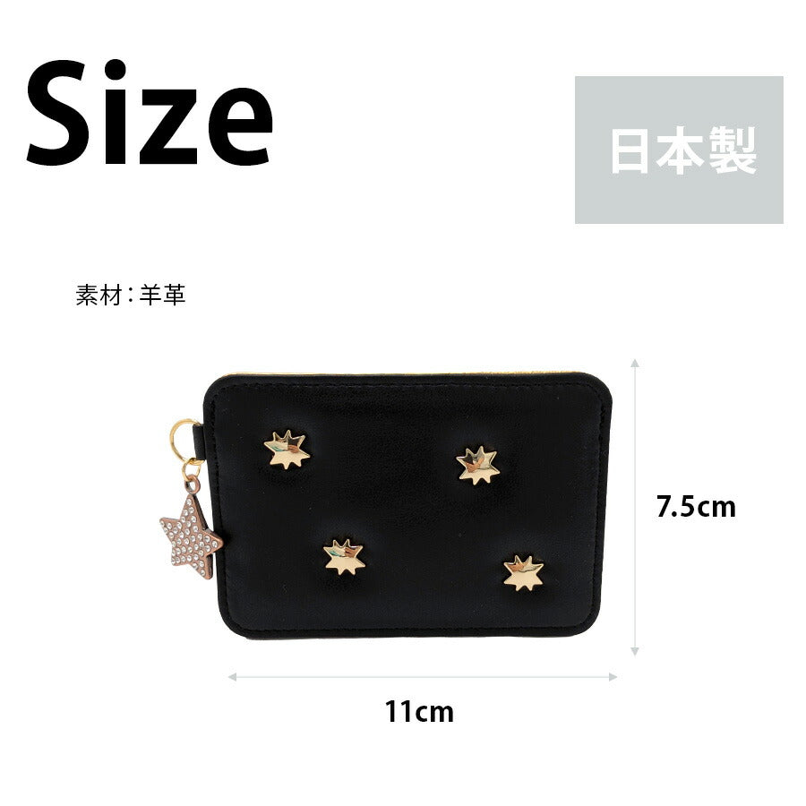 【tsumori tisato CARRY】57465 ホクトシチセイ パスケース ウォレット 使いやすい 普段使い 日本製 レディース ギフト プレゼント 母の日 敬老の日 ブラック
