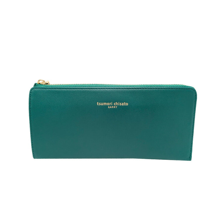 【tsumori chisato CARRY】57812 ソフトラム 長財布 財布 さいふ サイフ ウォレット 使いやすい 普段使い レディース ギフト プレゼント ネイビー 母の日