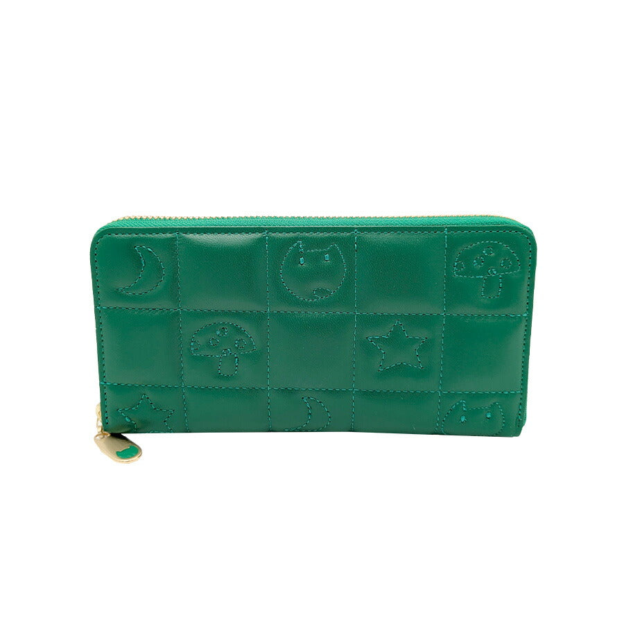 【tsumori chisato CARRY】57822 ネコキルティング 長財布 財布 さいふ サイフ ウォレット 日本製 普段使い レディース ギフト プレゼント ブラック 母の日