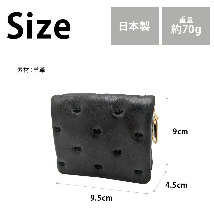 【tsumori chisato CARRY】57885 プチネコ 折り財布 財布 さいふ サイフ ウォレット 日本製 使いやすい 普段使い レディース ギフト プレゼント ブラック 母の日